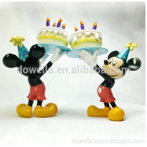 DISNY AUDIT Factory, OEM plastic cartoon figurine,3d cartoon Micky mouse figurine,cartoon pvc figurine